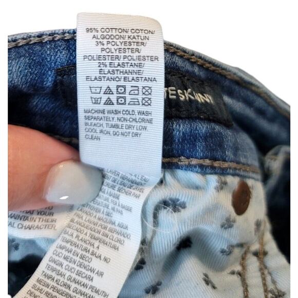 Lucky Brand Bridgette Skinny Jeans Women's‎ 2/26R Blue Denim Stretch Mid Rise - Picture 5 of 6